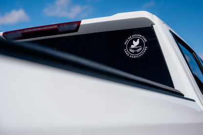 White Sticker 5 inches - Chicken