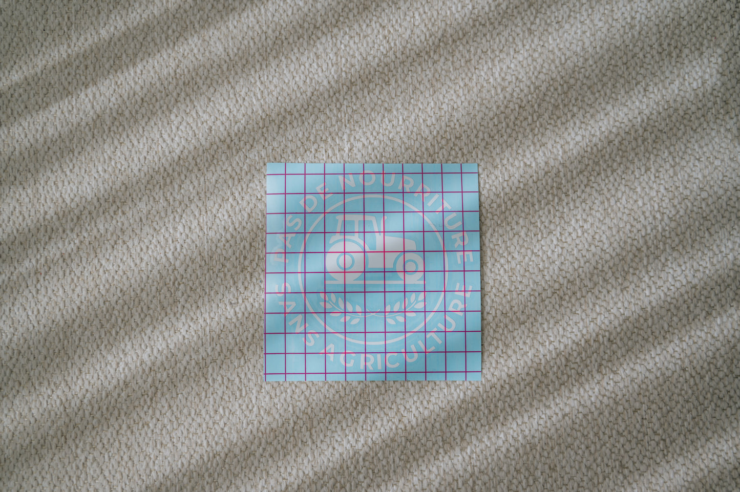 White Sticker 5 inches - Cow