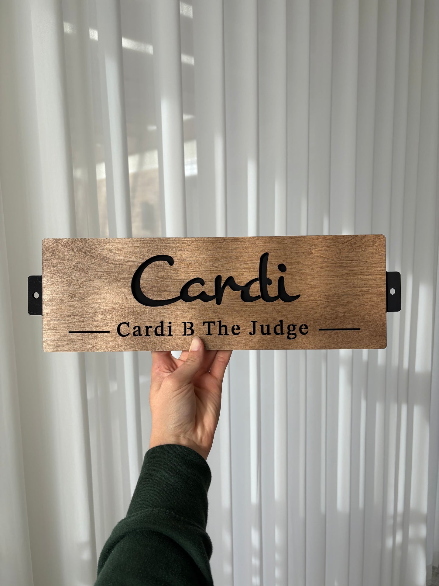 Plaque personnalisée