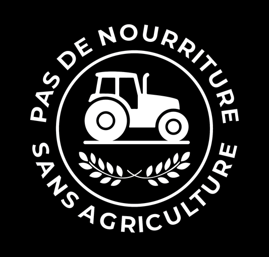 Autocollant BLANC 5 po - Tracteur
