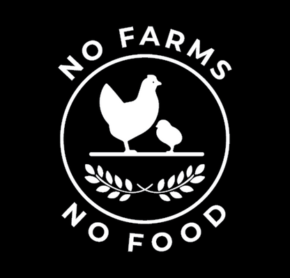 White Sticker 5 inches - Chicken